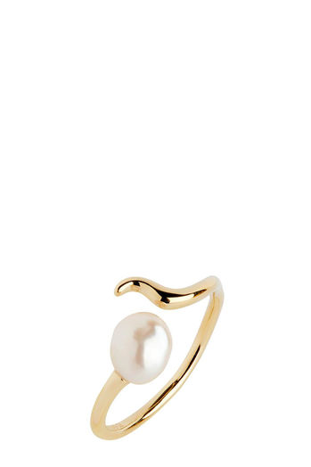 Gold-Plated Sterling Silver Ring Moonshine