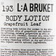 Body Lotion No.193 Grapefruit Leaf