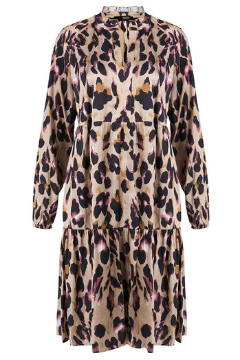 Kleid mit Leoparden Print