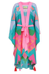 Kimono aus Seide - BEMYSTIQUE 