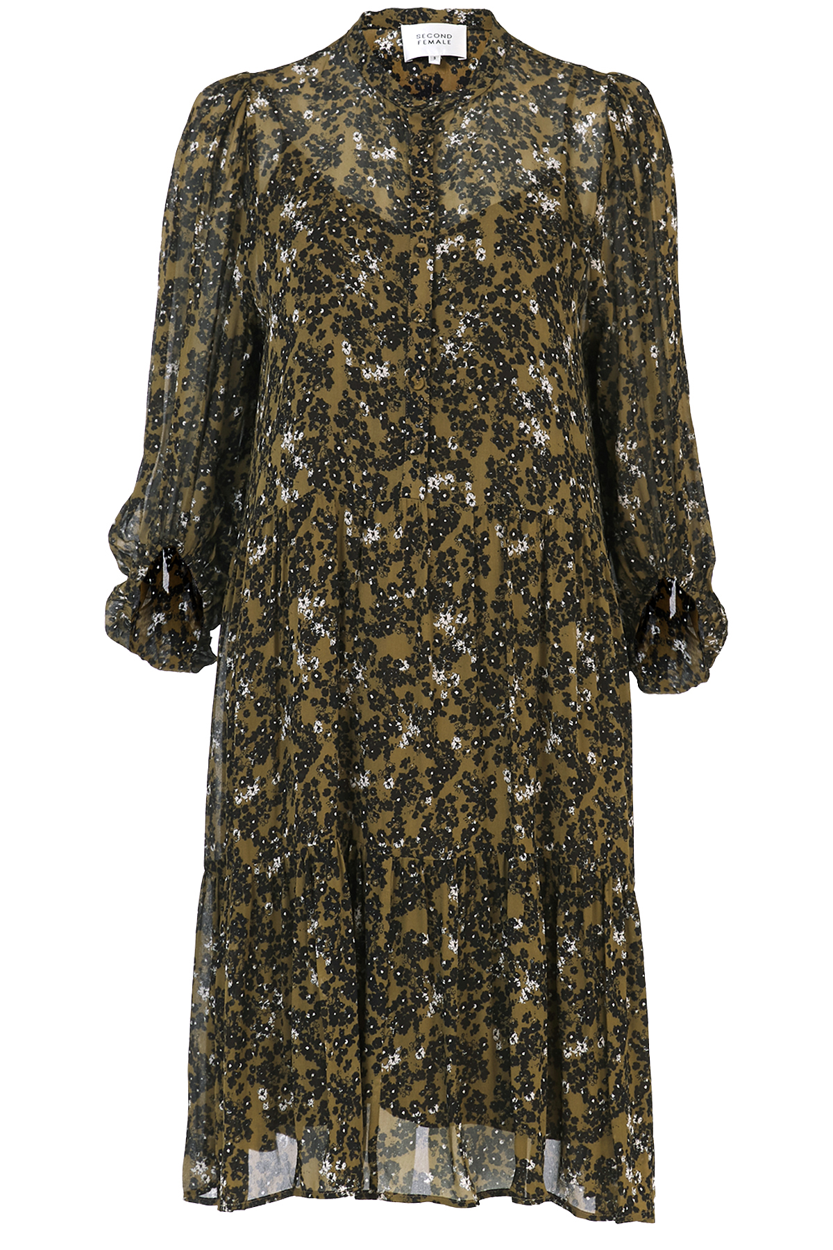 Kleid Simone aus Viskose-Chiffon  