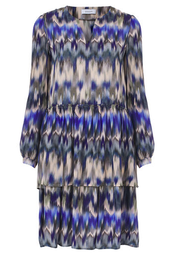 Kleid mit Ikat- Muster 