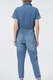 Overall Ebene in Denim-Optik