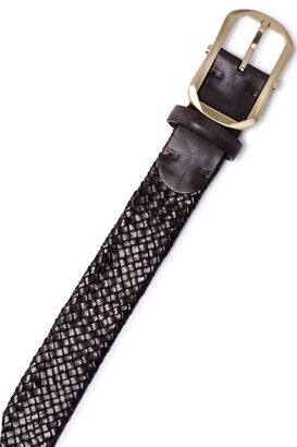 Braided Leather Belt