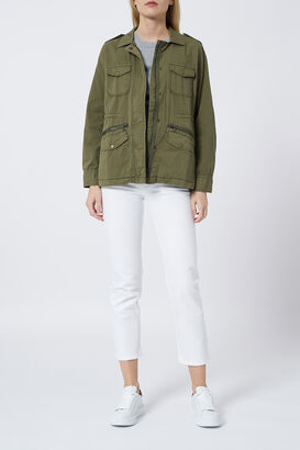 Field Jacket aus Baumwolle