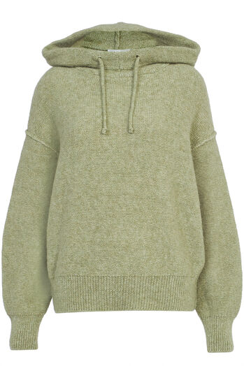 Knitted Hoodie mit Wolle