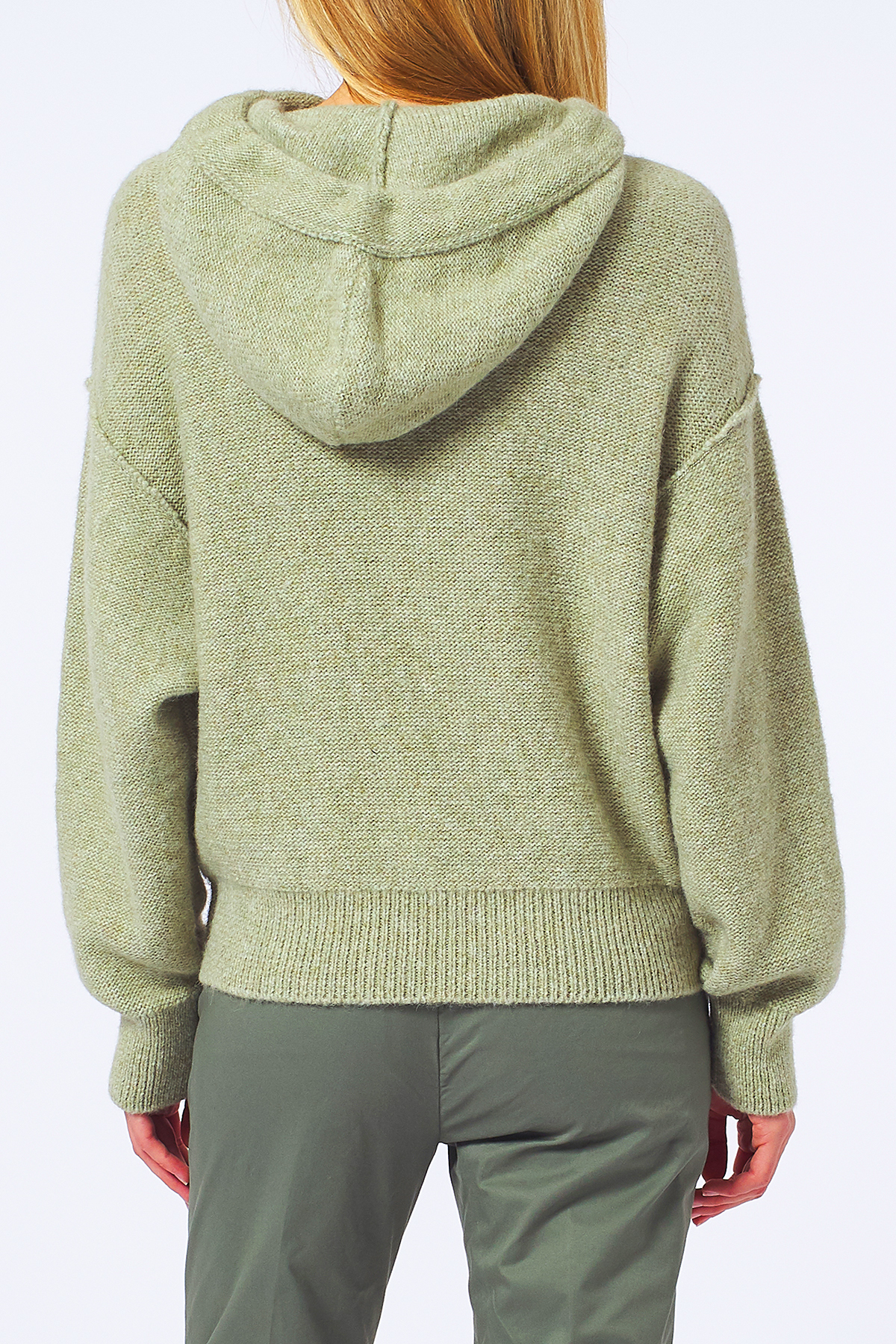 Knitted Hoodie mit Wolle
