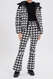 Jacke Moment Puffer Print Houndstooth