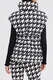 Houndstooth Oversized Vest II