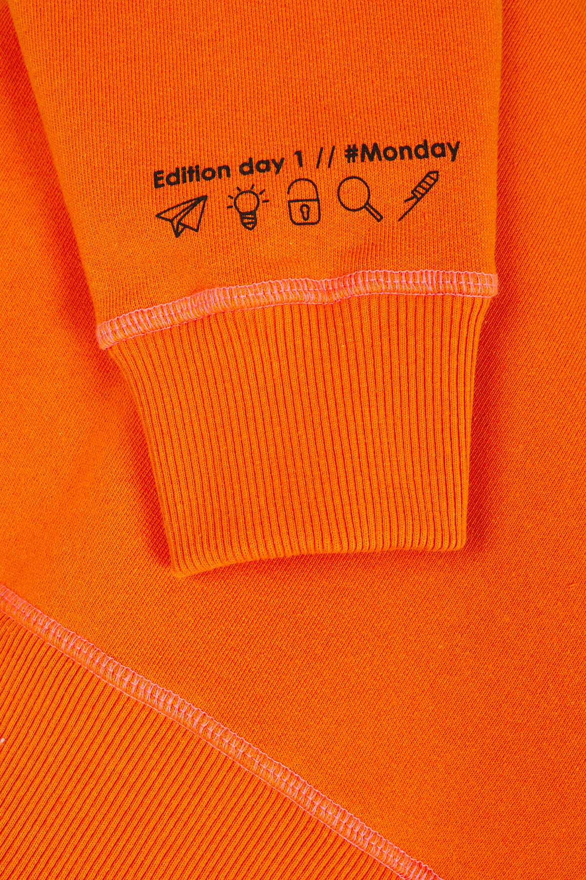 Sweatshirt mit recycelter Baumwolle