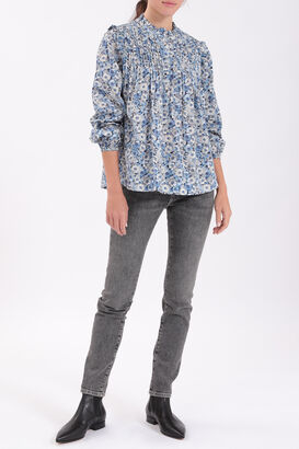 Bluse Linea aus Baumwolle 