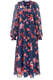 Seidenkleid mit Floral Print