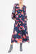 Seidenkleid mit Floral Print