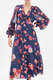 Seidenkleid mit Floral Print