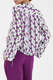 Bluse Fluid Graphics mit Seide