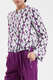 Bluse Fluid Graphics mit Seide
