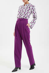 Bundfaltenhose mit Schurwolle - DOROTHEE SCHUMACHER