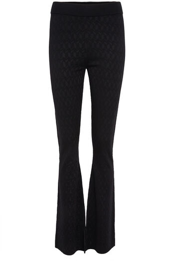Strickhose mit grafischem Jacquard
