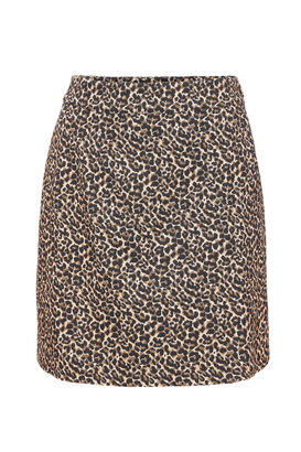Jacquard-Minirock Ceopard