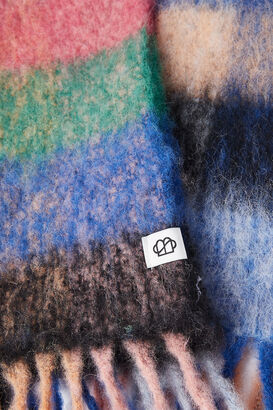 Schal Check Anilopa mit Alpaka und Mohair