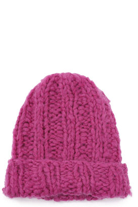 Handgestrickter Beanie aus Cashmere