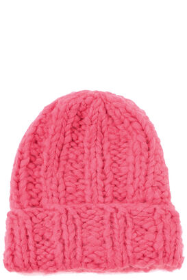 Handgestrickter Beanie aus Cashmere