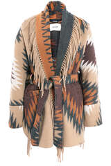 Poncho Jacket with Wool - BAZAR DELUXE