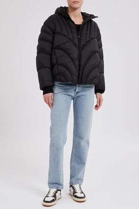 Daunenjacke mit Kapuze