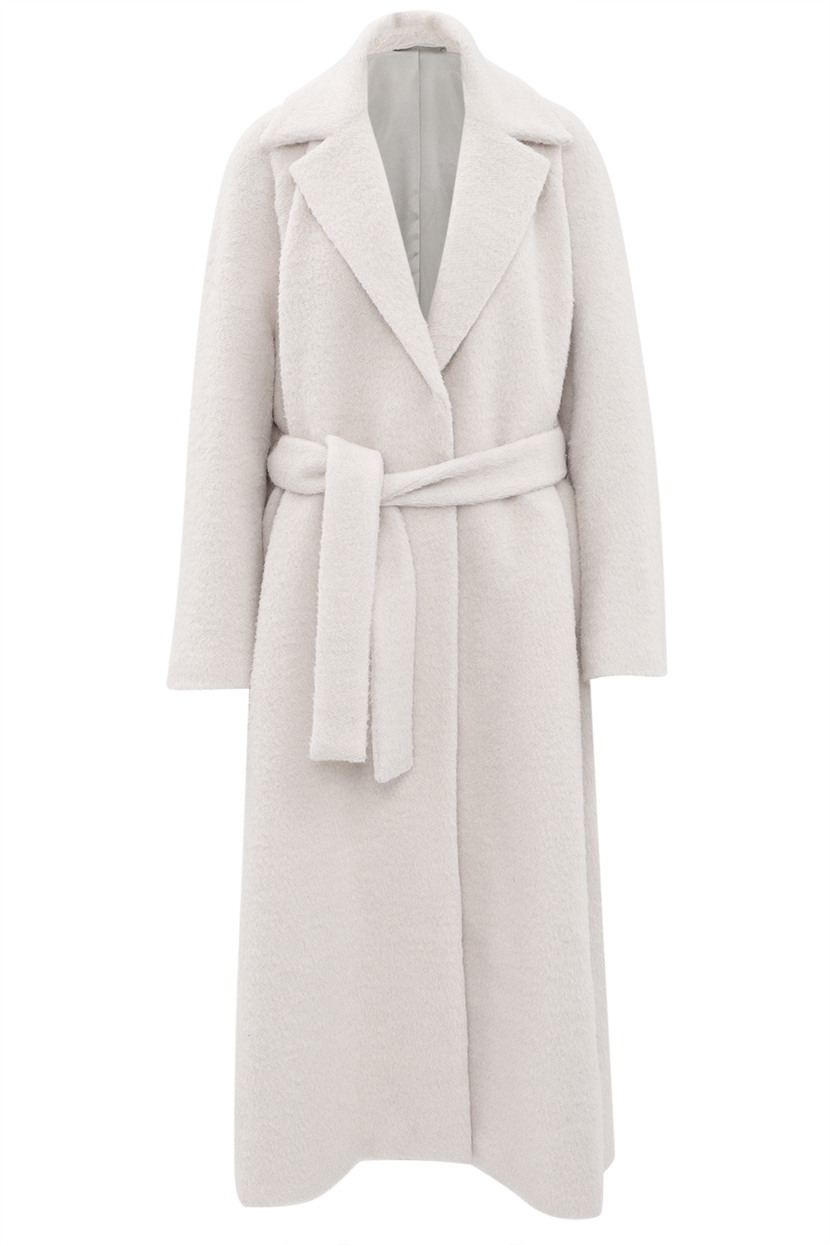 Alpaca wrap coat top