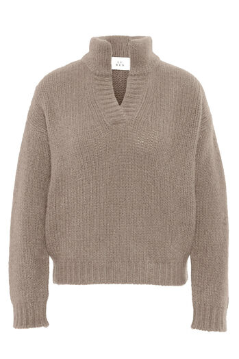 Cashmere Silk Knit Sweater 