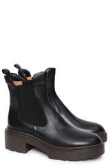 Chunky Boots Ulla aus Leder - POMME D´OR