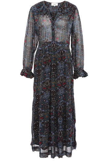 Kleid aus Viskose-Chiffon
