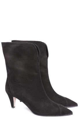 Stiefelette aus Veloursleder 