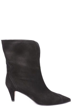 Stiefelette aus Veloursleder 