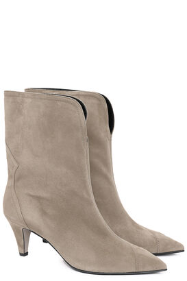 Stiefelette aus Veloursleder 