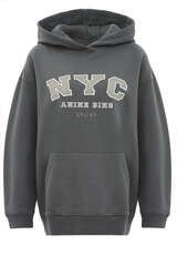 Cotton Hoodie Vincent NYC - ANINE BING