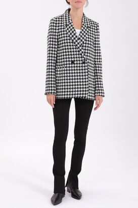 Blazer Madeleine mit Hahnentrittmuster