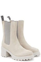 Chunky Boots Claire  - VOILE BLANCHE
