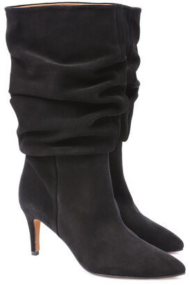 Stiefel aus Veloursleder 