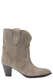 Booties aus Veloursleder