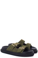 Sandale Buckle Strap aus Leder - ALOHAS 