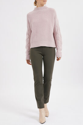 Pullover aus Cashmere mit Struktur 