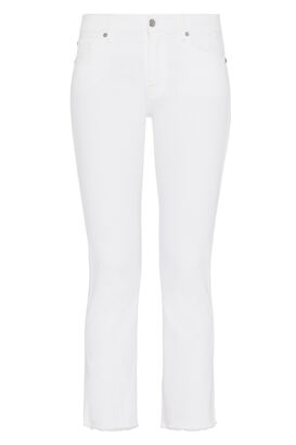 Jeans Ankle Boot White Shell