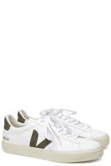 Sneaker Campo Chromefree White Khaki - VEJA