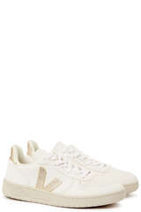 Sneaker V-10 Leather Extra White Platine  - VEJA