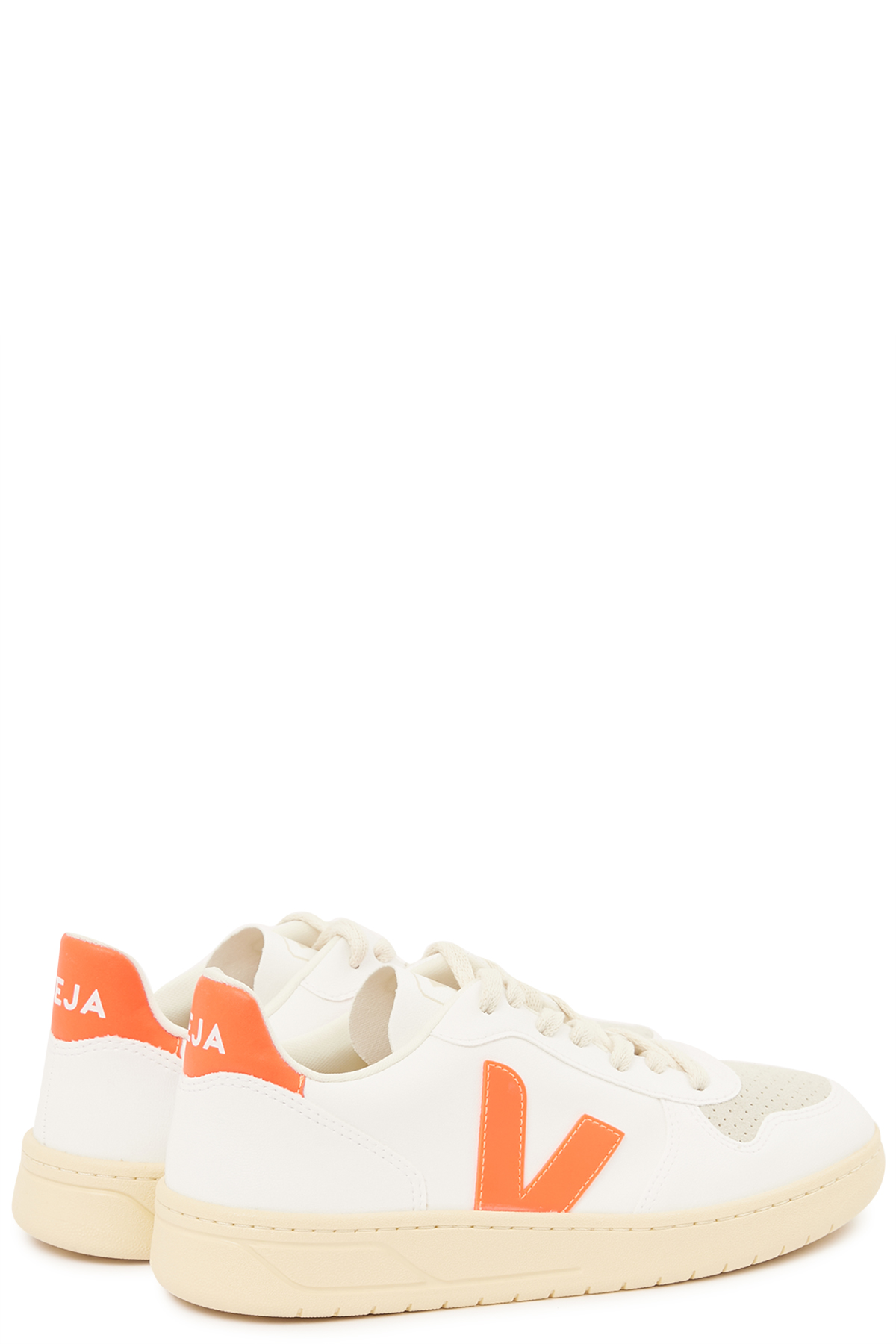 Sneaker V-10 White Orange 
