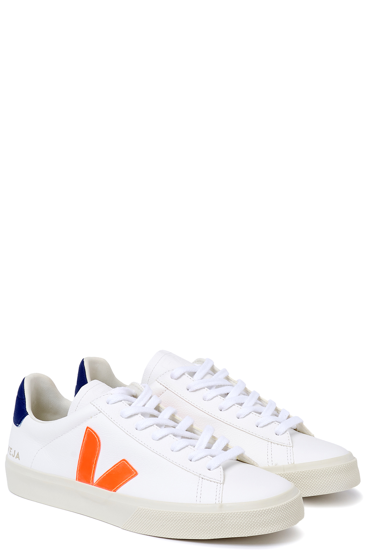 Sneaker Campo Chromefree Extra White Orange Fluo