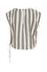 Cropped Striped Top with Linen