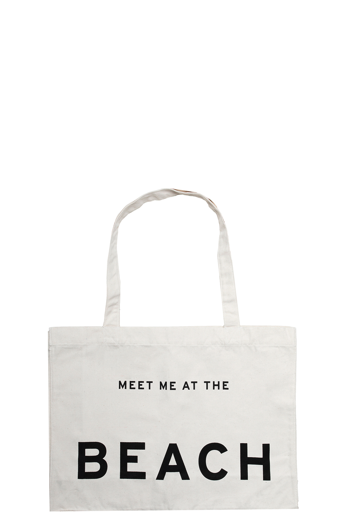 Shopper Meet me at the Beach mit Bio-Baumwolle