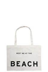 Shopper Meet me at the Beach mit Bio-Baumwolle - HEY SOHO 